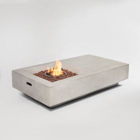 60inch Concrete Fire Pit Table