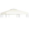 Gazebo Cover Canopy Replacement 9.14 oz/yd¬≤ Cream White 10'x10'