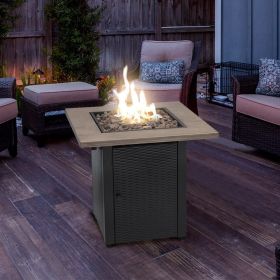 28" 48000 BTU Propane Gas Fire Pit Table