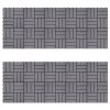 Decking Tiles 20 pcs Gray Wash 11.8"x11.8" Solid Acacia Wood