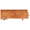 Workbench with Drawers and Vices 63.8"x24.4"x32.7" Solid Wood Acacia